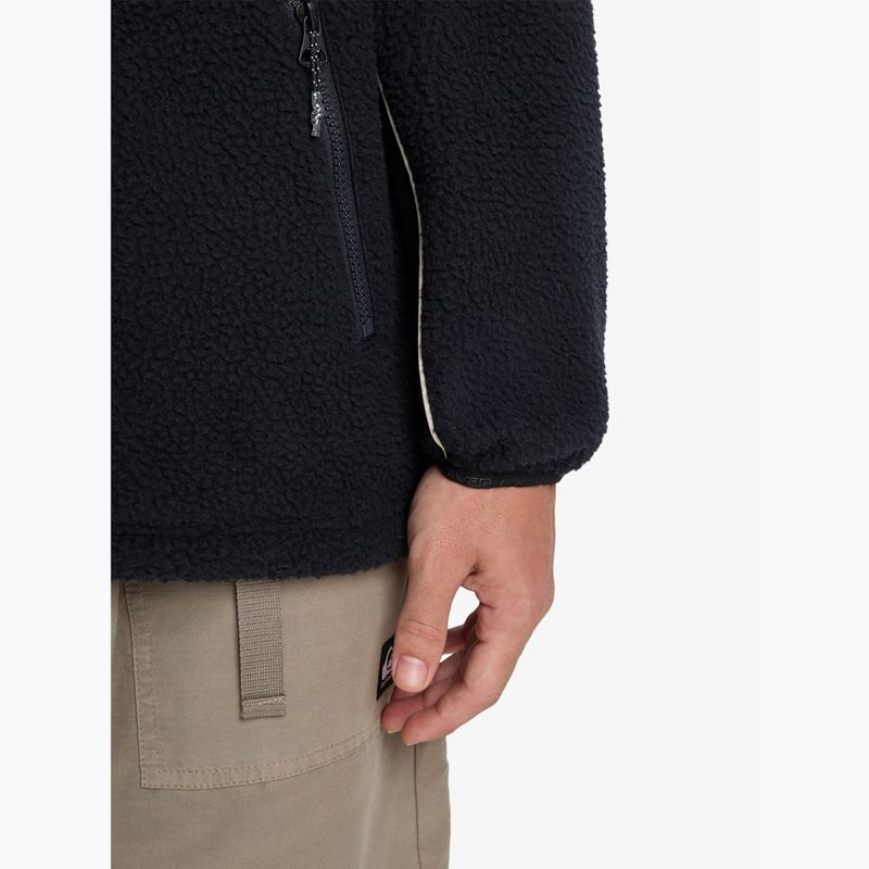 Pánská snowboardová mikina Quiksilver Omni Sherpa Half Zip black 6