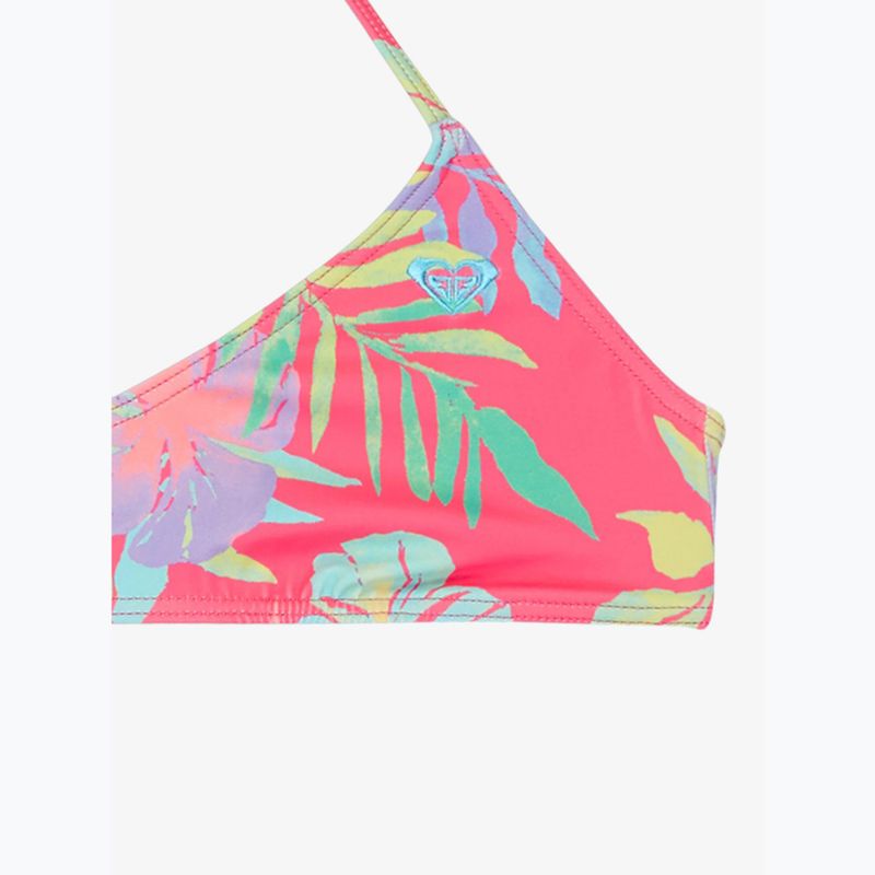 Dvoudílné dětské plavky ROXY Aquarella Tri Bralette Set sangria sunset 3