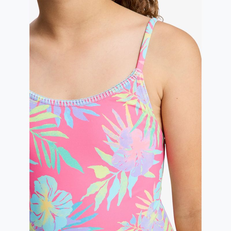 Dětské jednodílné plavky ROXY Aquarella sangria sunset aquarella rg 4