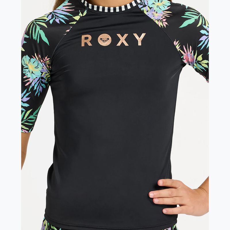 Dětské plavecké tričko ROXY Active RG Lycra XMGB anthracite aquarella active rg 5