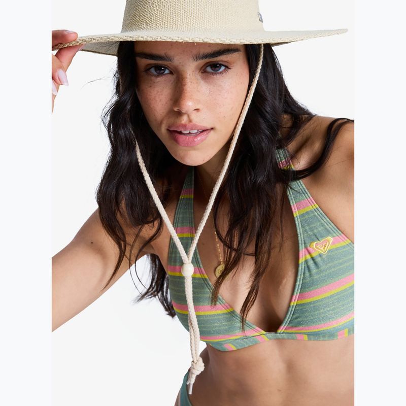 Vrchní díl plavek ROXY Ocean Dreamer Fixed Tri oil green say it with stripes 6