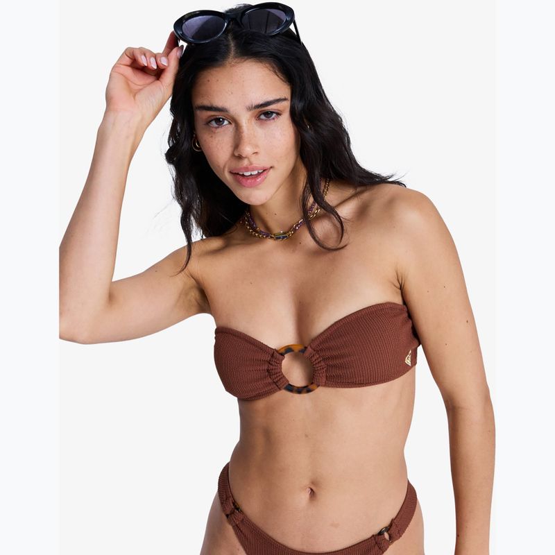 Horní díl plavek ROXY Sunshine Bandeau cappuccino 6