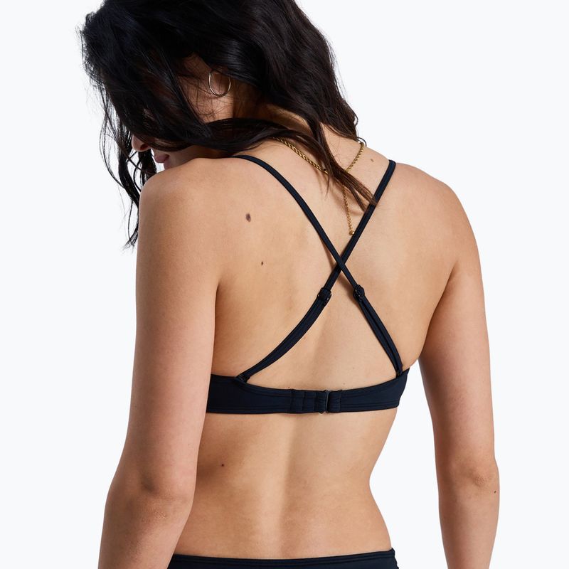 Horní díl plavek ROXY Solid Essentials Wrap Bralette anthracite 3