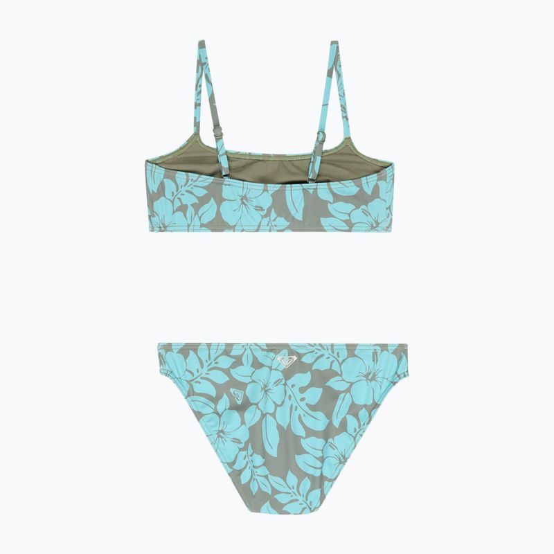 Dvoudílné plavky ROXY Spirit Bralette Set oli green the mo mini rg 2