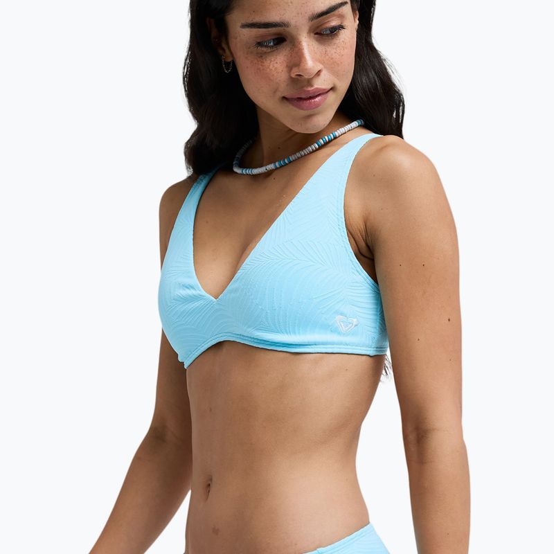 Horní díl plavek ROXY Palm Dreams Elongated Tri tanager turquoise 5