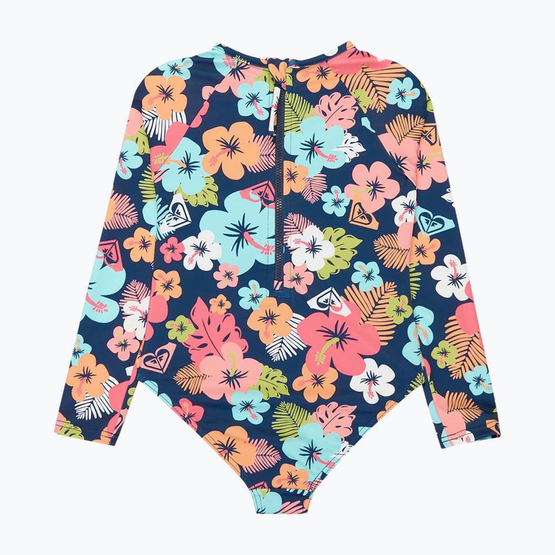 Dětské jednodílné plavky ROXY Morning Flower Onesie mood indigo morning flowers 2
