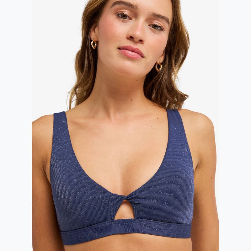 Horní díl plavek ROXY Paradise Wave Elongated Tri mood indigo 5