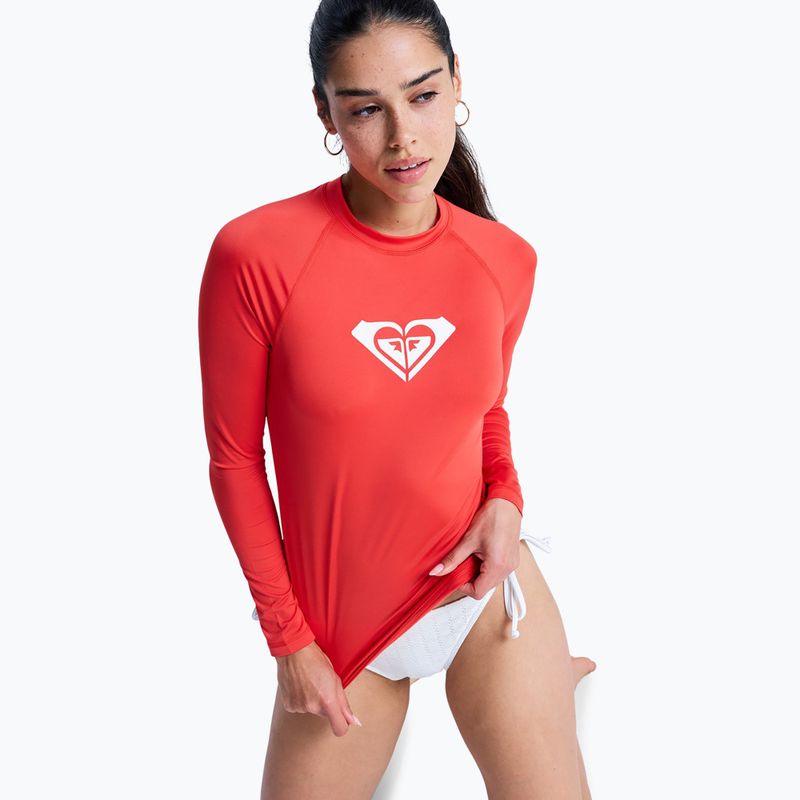 Dámské plavecké tričko Longsleeve ROXY Whole Hearted hibiscus 3