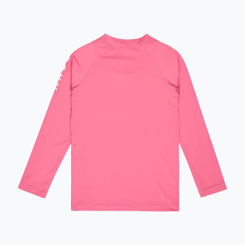 Dětské plavecké tričko Longsleeve ROXY Whole Hearted sangria sunset 2
