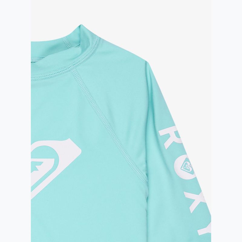 Dětské plavecké tričko ROXY Whole Hearted aqua splash 3