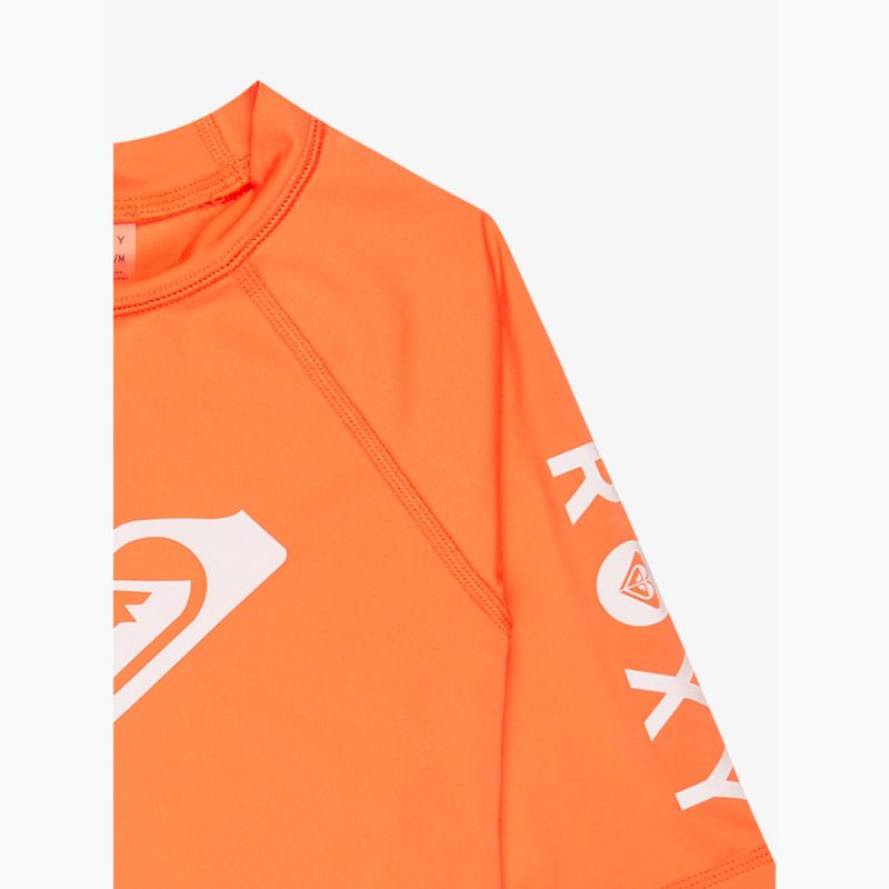 Dětské plavecké tričko ROXY Whole Hearted camellia 3