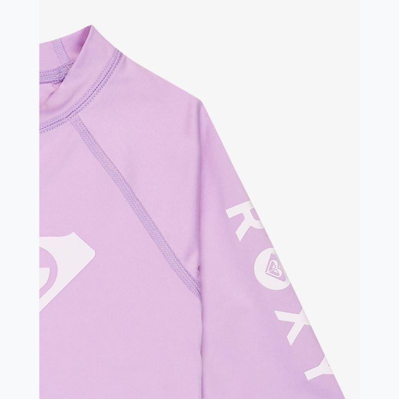 Dětské plavecké tričko ROXY Whole Hearted crocus petal 3