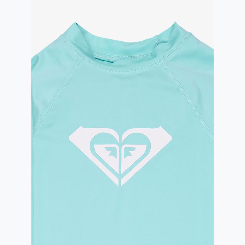 Dětské plavecké tričko Longsleeve ROXY Whole Hearted aqua splash 3