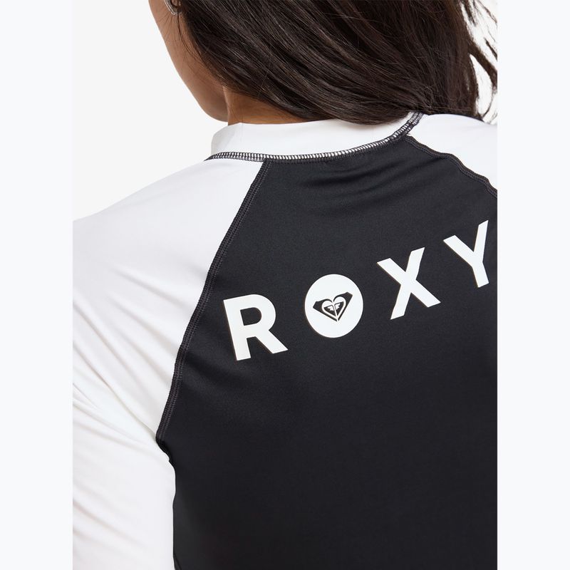 Dámské plavecké tričko ROXY The Retro Essentials anthracite 8