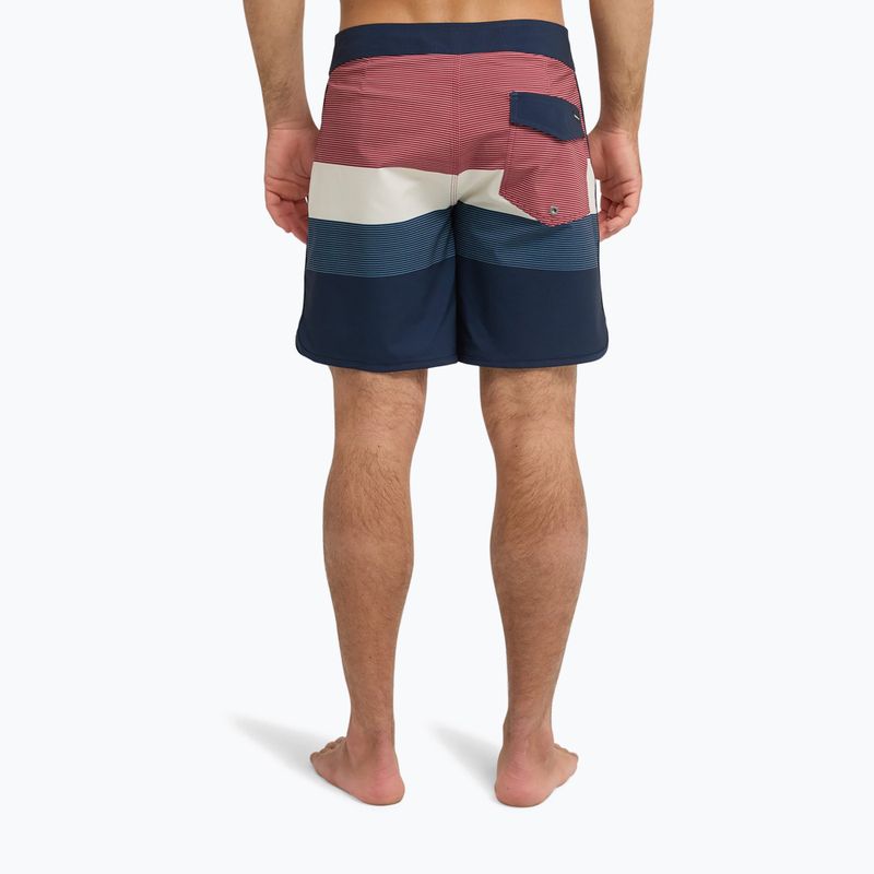 Pánské koupací šortky Quiksilver Surfsilk Scallop 18" dark navy tijuana 5