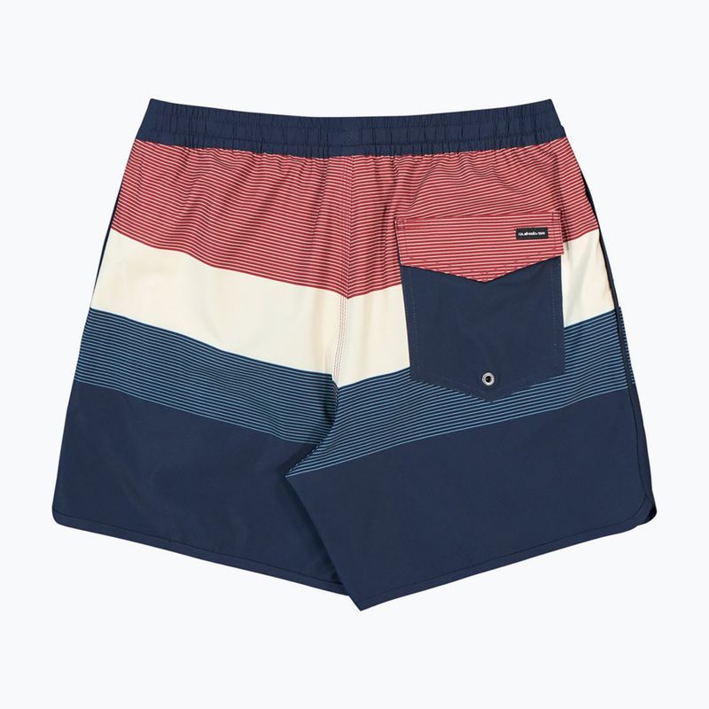 Pánské koupací šortky Quiksilver Stretch Scallop Volley 16" dark navy tijuana 2
