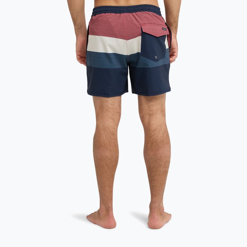 Pánské koupací šortky Quiksilver Stretch Scallop Volley 16" dark navy tijuana 5