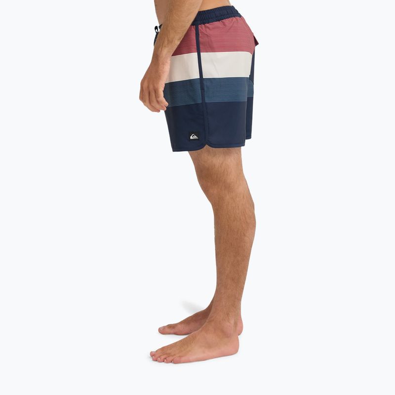 Pánské koupací šortky Quiksilver Stretch Scallop Volley 16" dark navy tijuana 6