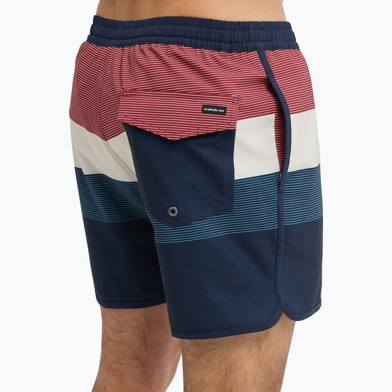 Pánské koupací šortky Quiksilver Stretch Scallop Volley 16" dark navy tijuana 8