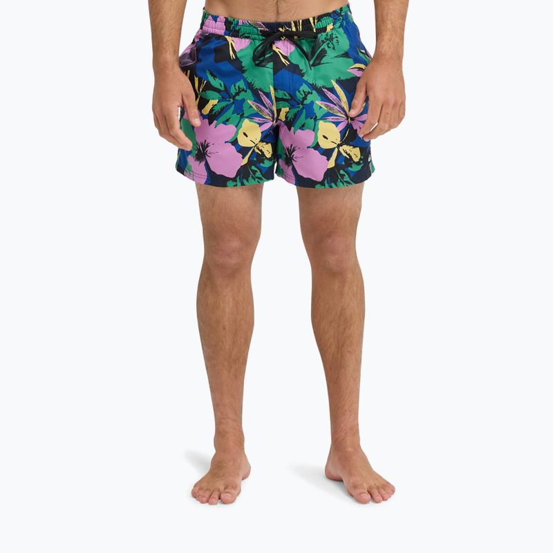 Pánské koupací šortky Quiksilver Everyday Printed Volley 15" dark navy interact floral 3