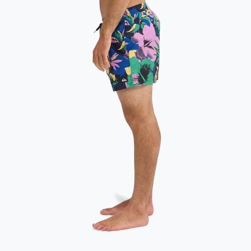 Pánské koupací šortky Quiksilver Everyday Printed Volley 15" dark navy interact floral 6