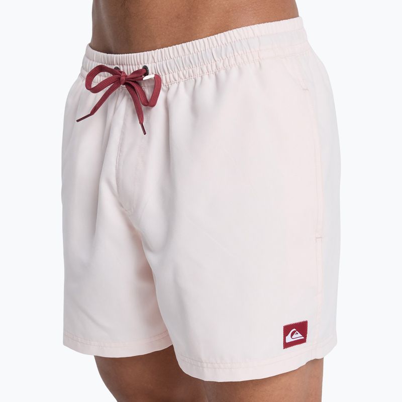 Pánské koupací šortky Quiksilver Everyday Solid Volley 15" rosewater 6