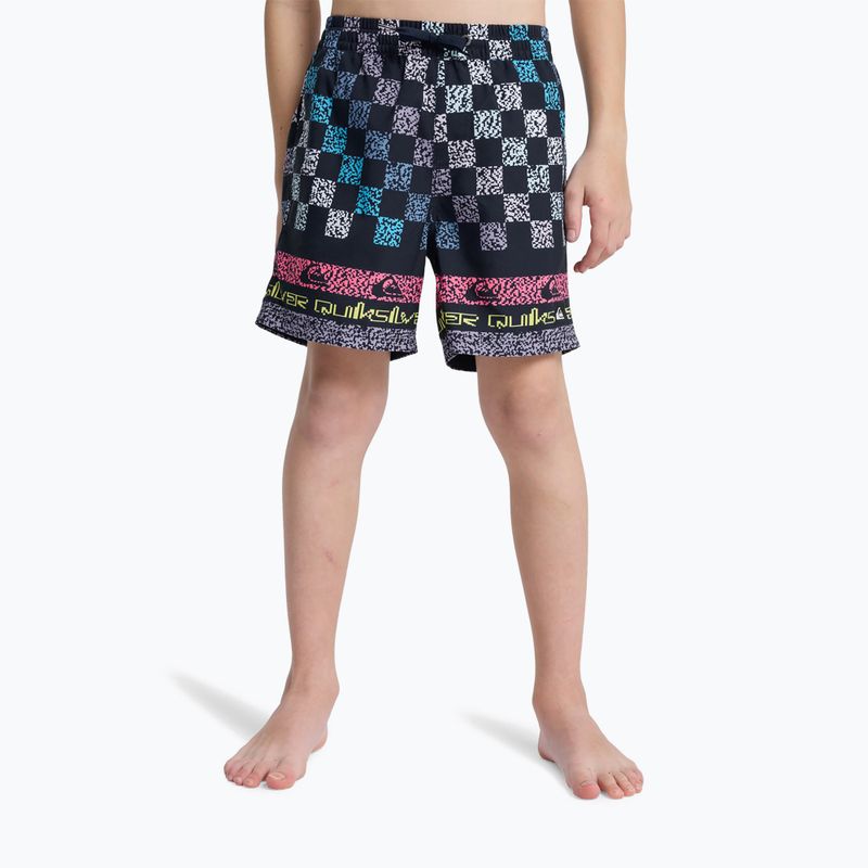 Dětské koupací šortky Quiksilver Everyday Printed Volley 14" dark navy next gen 3
