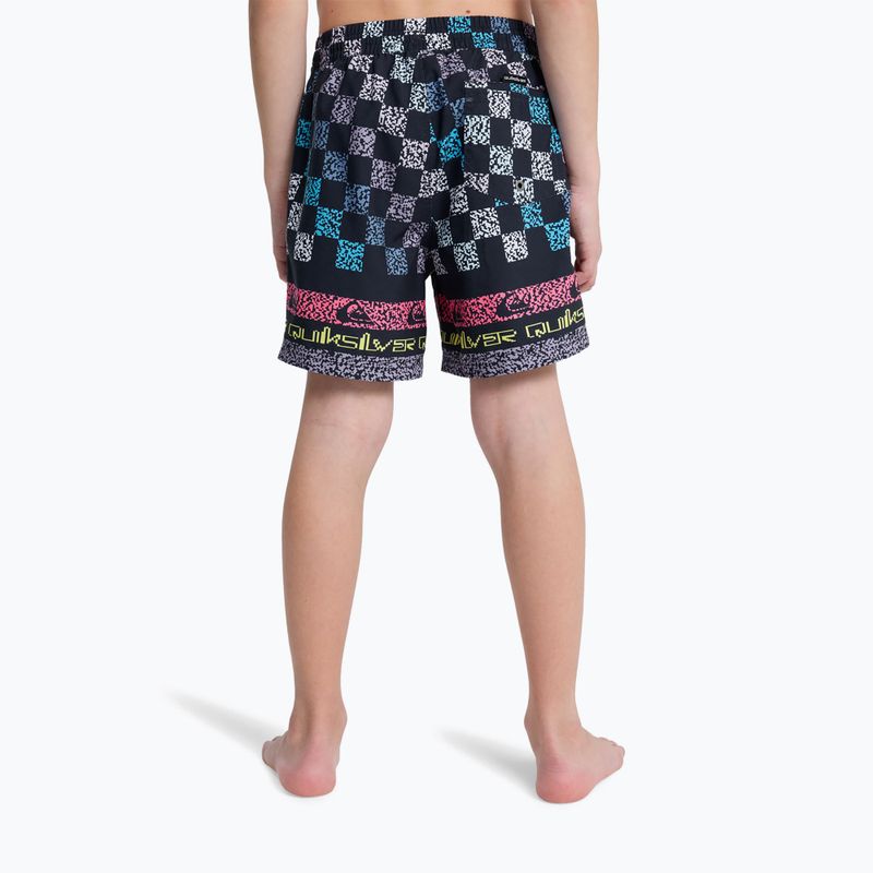 Dětské koupací šortky Quiksilver Everyday Printed Volley 14" dark navy next gen 4