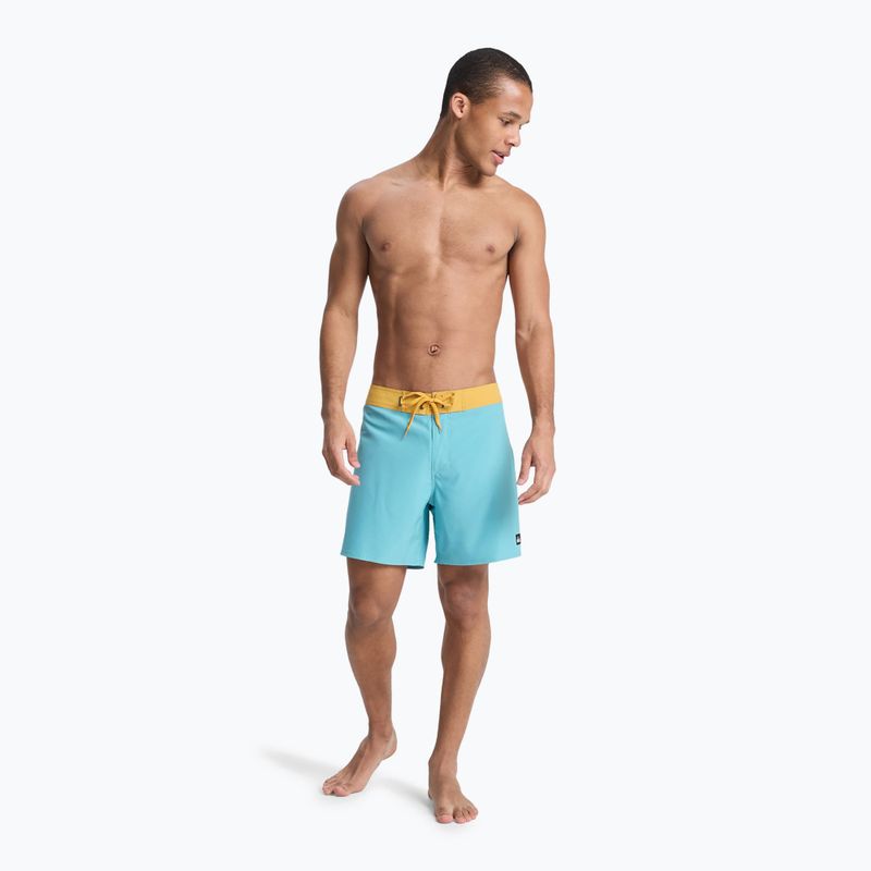 Pánské koupací šortky Quiksilver Surfsilk Kaimana 16" aqua 4