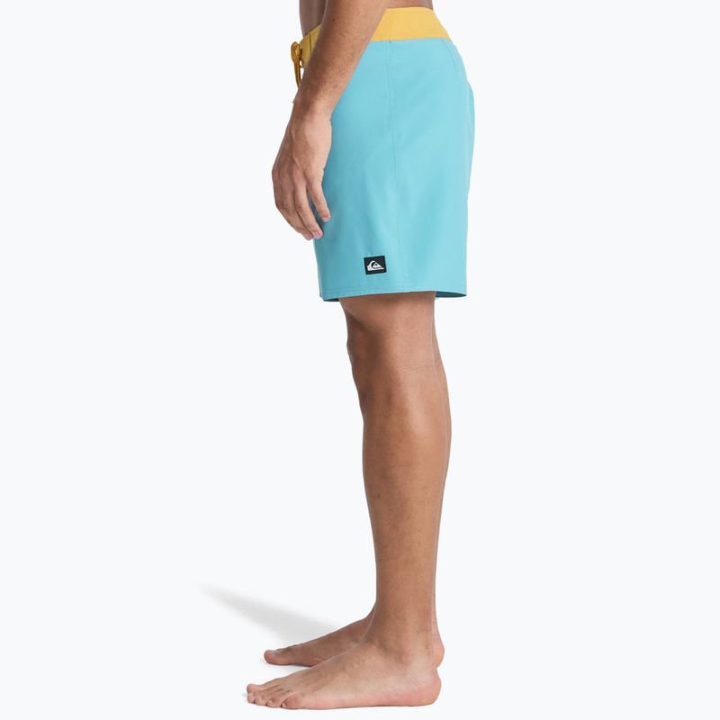 Pánské koupací šortky Quiksilver Surfsilk Kaimana 16" aqua 6