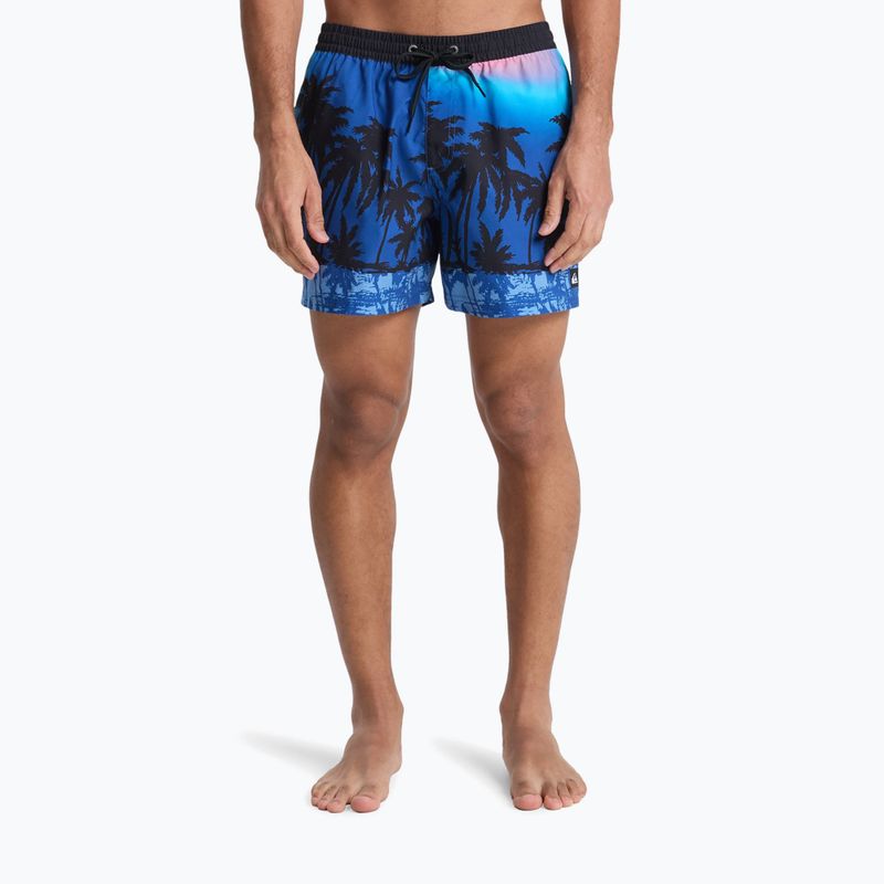 Pánské koupací šortky Quiksilver Everyday Printed Volley 15" monaco blue thermotropics 3