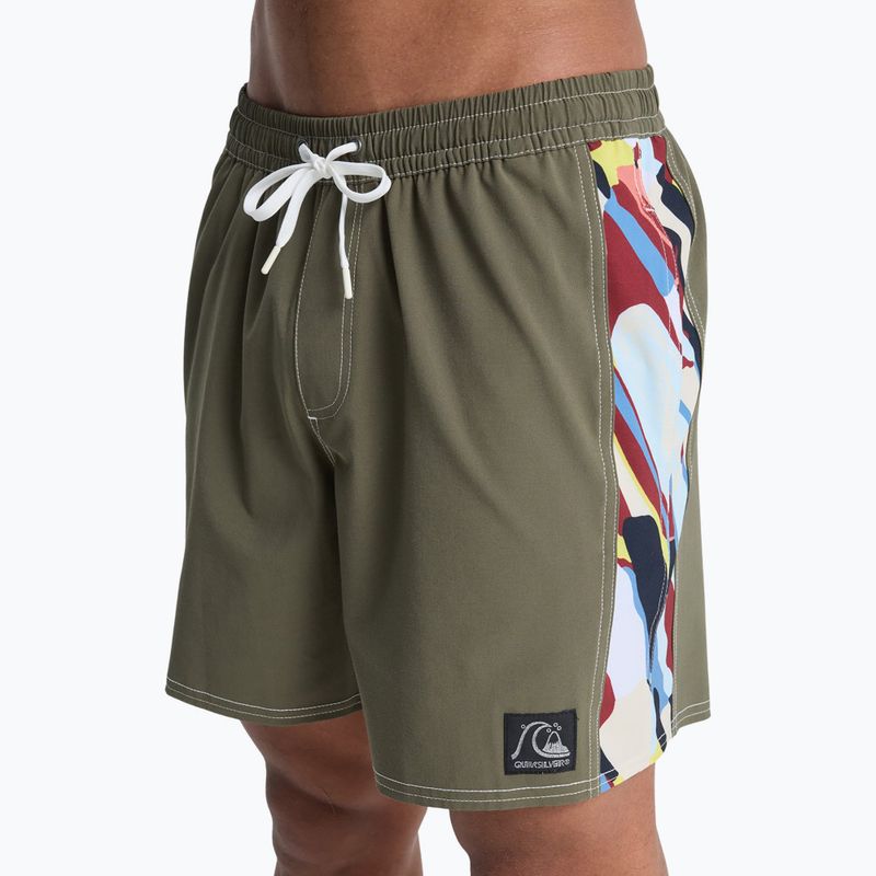 Pánské koupací šortky Quiksilver Original Arch Volley 17" grape leaf 7