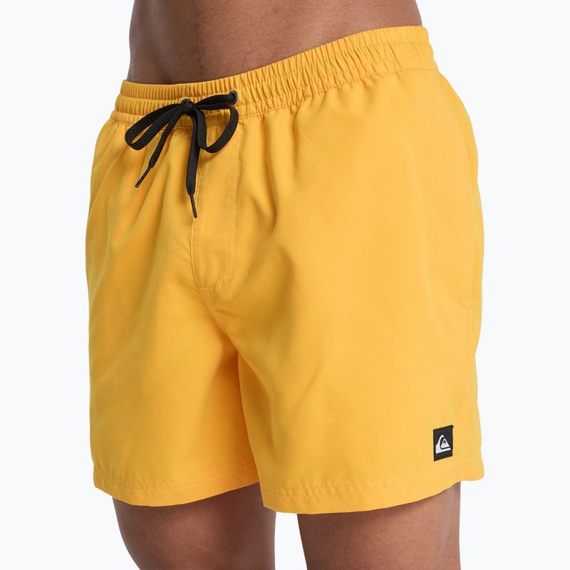 Pánské koupací kraťasy Quiksilver Everyday Solid Volley 15" radiant yellow 7