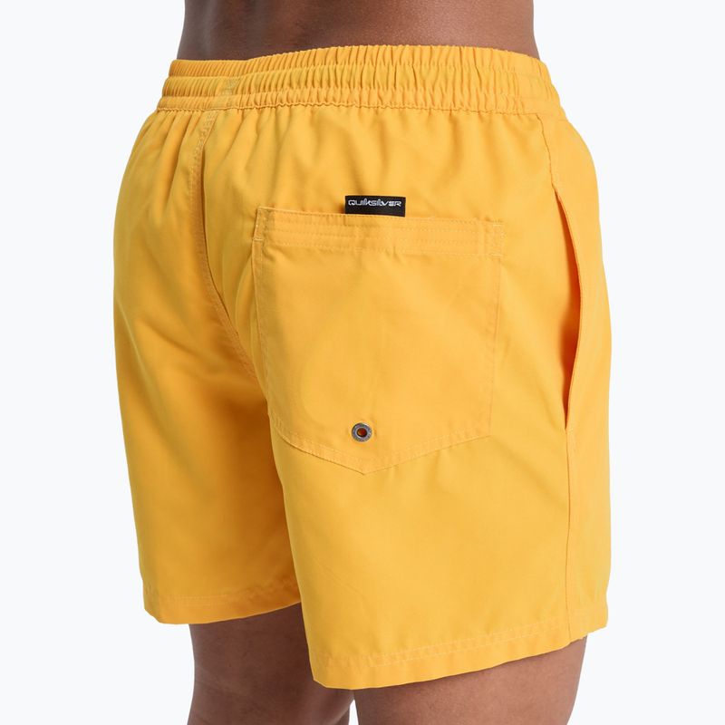 Pánské koupací kraťasy Quiksilver Everyday Solid Volley 15" radiant yellow 8