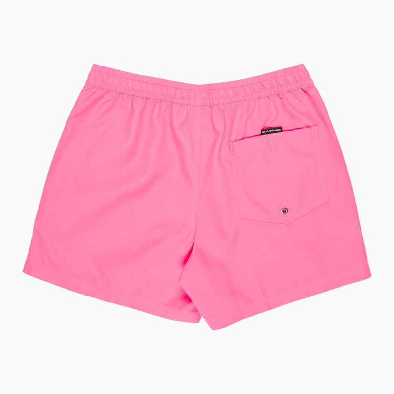 Pánské koupací šortky Quiksilver Everyday Solid Volley 15" pink lemonade 2