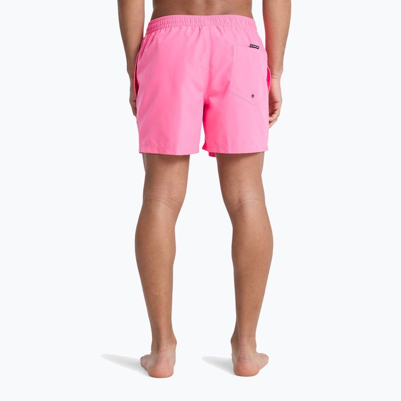 Pánské koupací šortky Quiksilver Everyday Solid Volley 15" pink lemonade 5