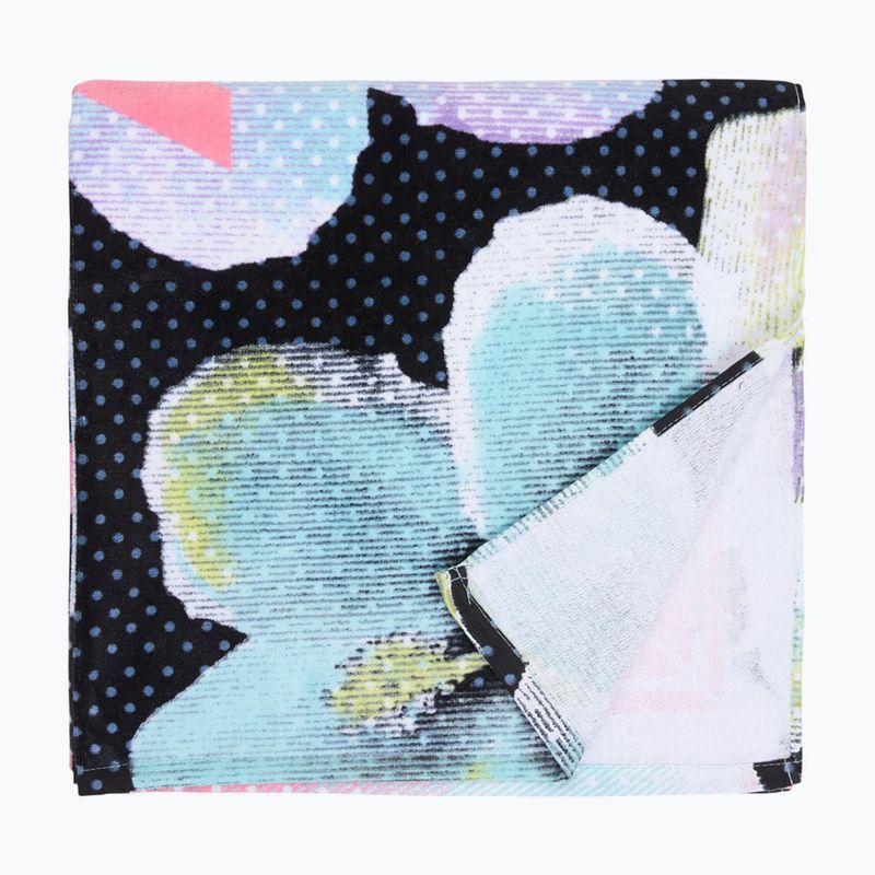 Plážový ručník ROXY Into The Sun anthracite im fleur real 4