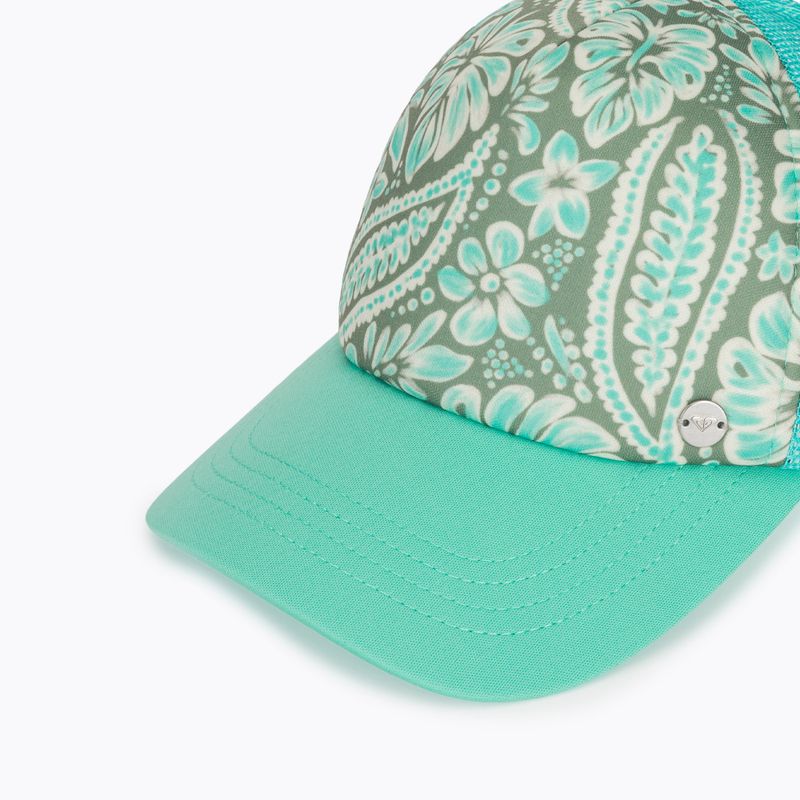 Dámská kšiltovka  ROXY Beautiful Morning oil green wildside paisley 3