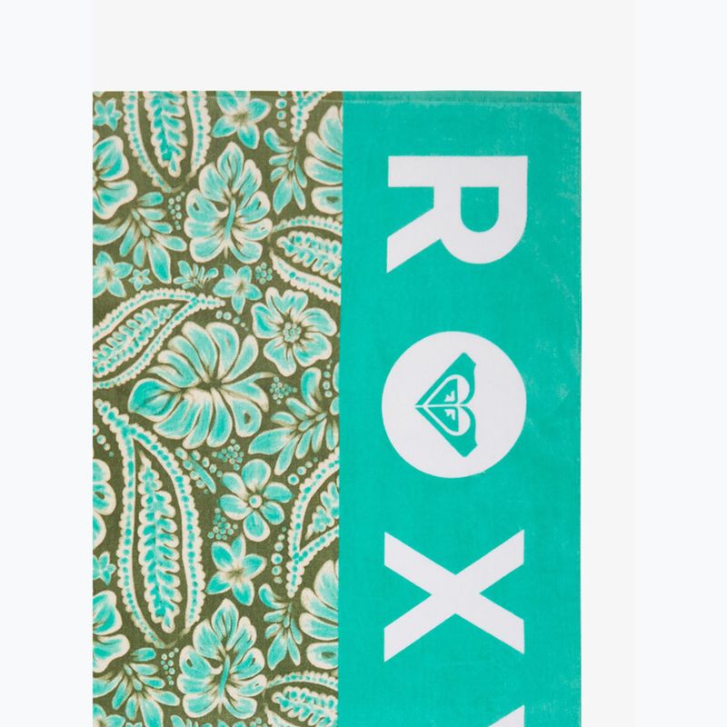 Plážový ručník ROXY Cold Water Printed oil green wildside paisley 2