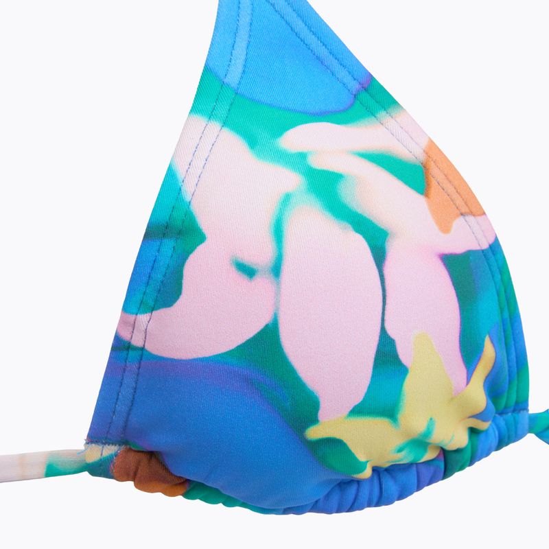 Horní díl plavek Billabong Sol Searcher Multi Triangle aqua flores 3