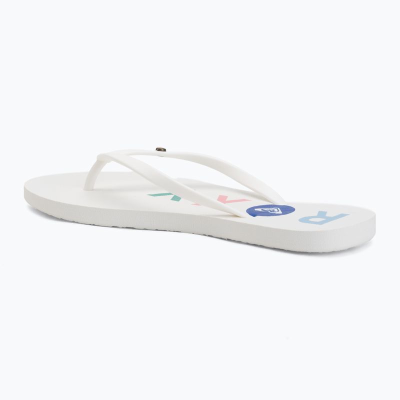 Dámské žabky ROXY Sandy III white multi 1 3
