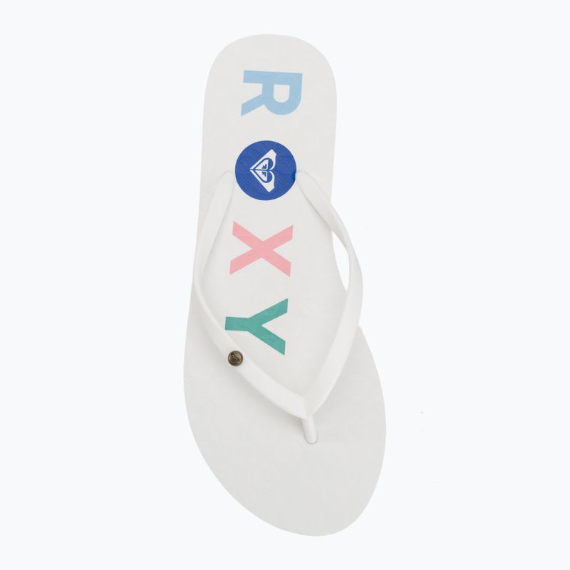 Dámské žabky ROXY Sandy III white multi 1 5