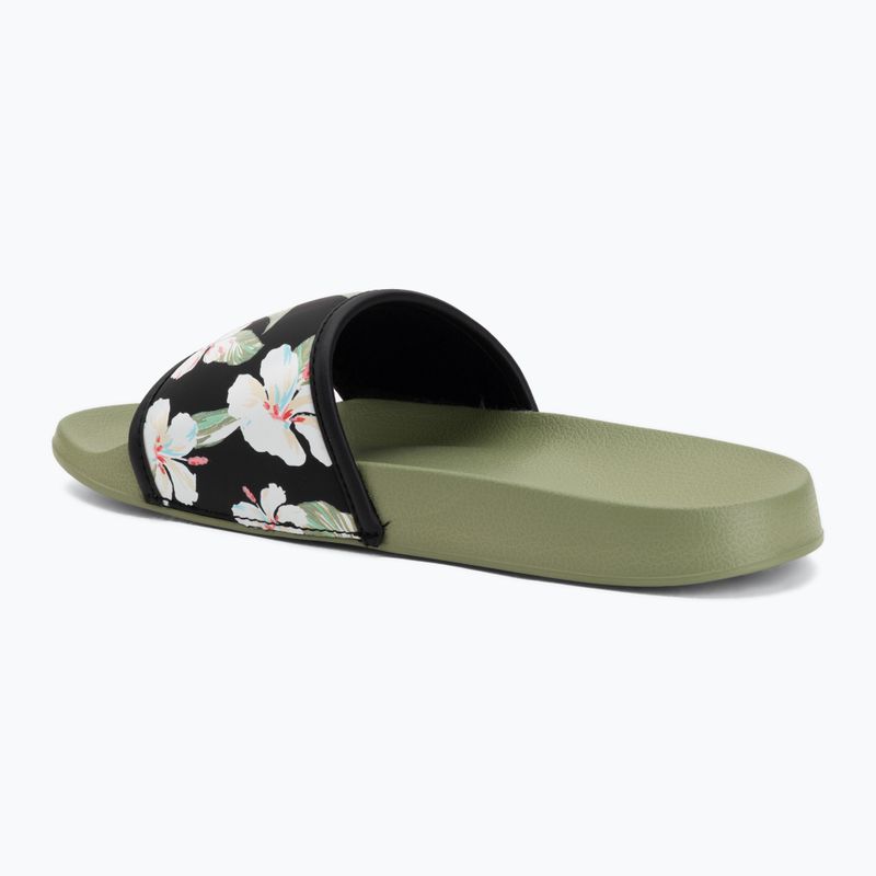 Dámské žabky ROXY Slippy IV oil green 3