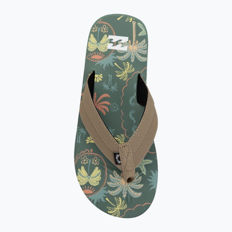 Pánské žabky Billabong All Day Impact Print moss green 5