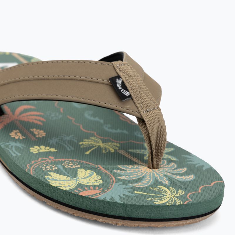 Pánské žabky Billabong All Day Impact Print moss green 7