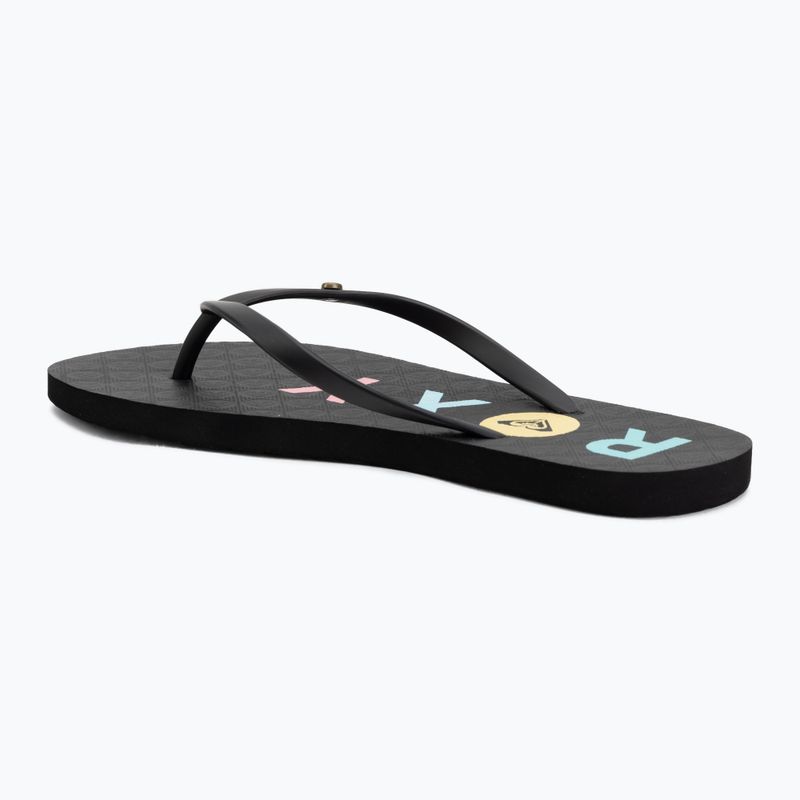 Dámské žabky ROXY Sandy III black/rainbow 3