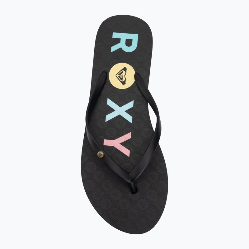 Dámské žabky ROXY Sandy III black/rainbow 5
