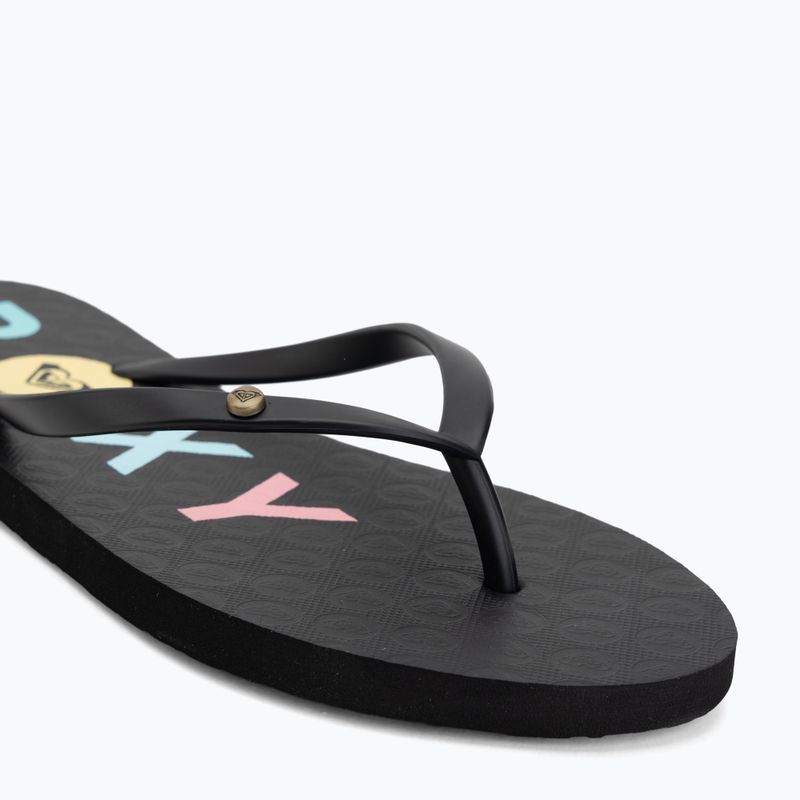 Dámské žabky ROXY Sandy III black/rainbow 7