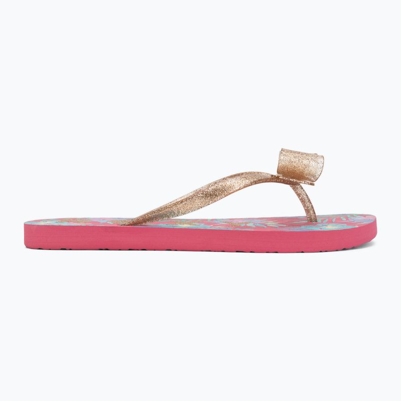 Dětské žabky ROXY Lulu IV pink multi camo 2