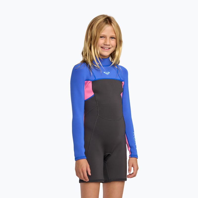 Dětský plavecký neopren ROXY Prologue+ LS Springsuit 2/2 mm cobalt 3
